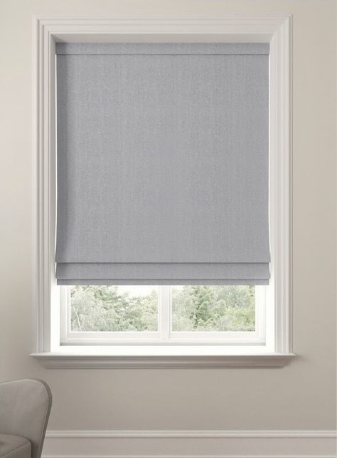 Blue Roman Blinds, Grey Roman Blinds, Blackout Roman Blinds, Chinoiserie Chic, Safety Devices, Roman Blind, Plywood Furniture, Roman Blinds, Slate Grey