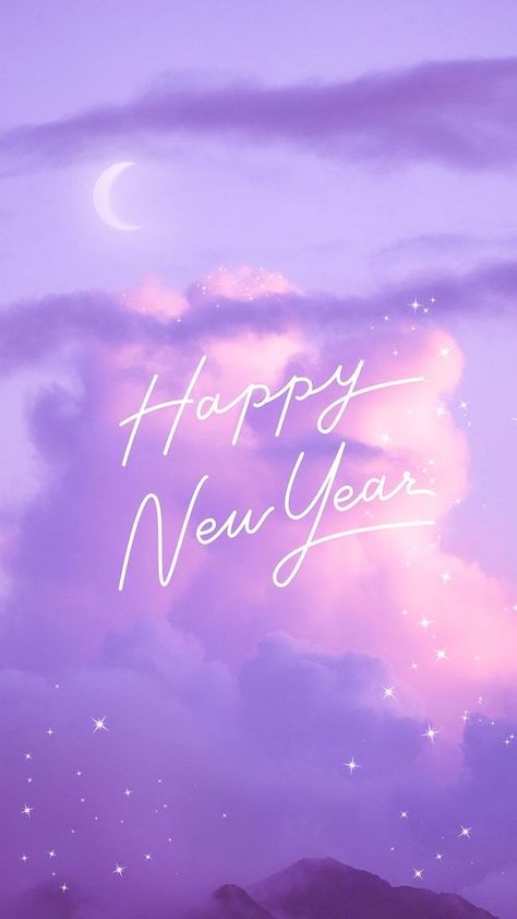 New Year 2024 Aesthetic Wallpaper, Purple New Year Wallpaper, 2024 Purple Aesthetic, Aesthetic New Years Pictures, Happy New Year 2024 Aesthetic, New Years Wallpaper Aesthetic 2024, Purple Happy New Year, Purple Moon Aesthetic, New Years Wallpaper Aesthetic