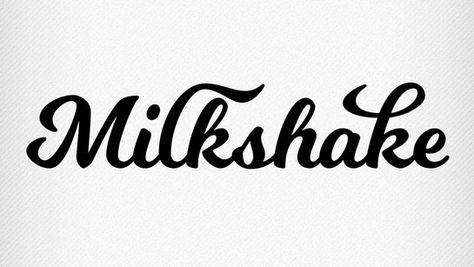 Updated! The web's awash with free cursive fonts, so we've rounded up the best in one handy guide. Milkshake Branding, Milkshake Font, Best Free Script Fonts, Free Cursive Fonts, Typographie Logo, Sign Fonts, Free Calligraphy Fonts, Font Love, Trendy Fonts