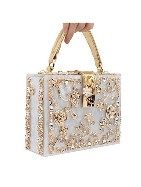 This unique design clutches are perfect for night out, date, party or a wedding.Enough for store your lipstick, keys, cellphone or other small personal essentials.#clutch Glitter Clutch Bag, Lug Bags, Women Boxing, Party Purse, Retro Mode, Vintage Purses, Crossbody Wallet, Small Shoulder Bag, Branded Handbags