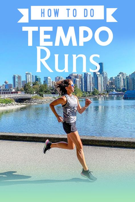 Learning how to do a tempo run and what pace to run Tempo Run Workout, Fartlek Workout, Building Endurance, Ultra Marathon Training, Improve Running, Track Workouts, Increase Speed, Half Marathon Training Plan, Interval Running