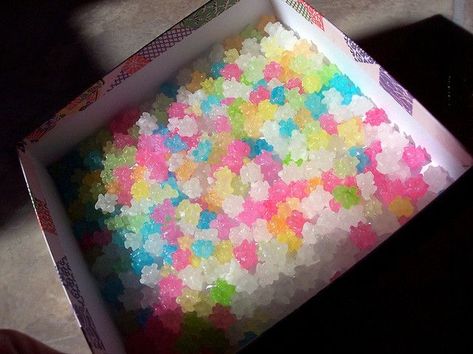 Star Candy Aesthetic, Healthy Starbucks, Star Candy, Sugar Candy, Japanese Candy, Japanese Snacks, Favor Ideas, Japanese Sweets, Kawaii Food