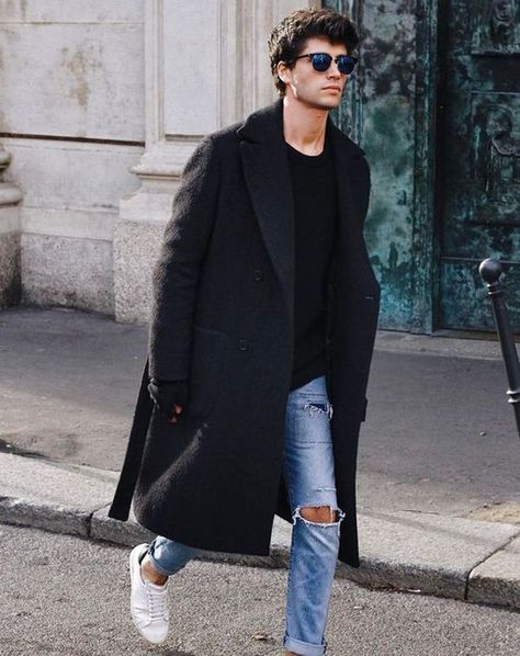 Men’s fall coat 20 ideas: Take advantage of style and warmth this season Men Coat Outfit, Workout Man, Oversize Outfit, Streetwear Mode, Coat Outfit, Winter Outfits Men, Stylish Mens Outfits, Men Fashion Casual Outfits, Streetwear Men Outfits