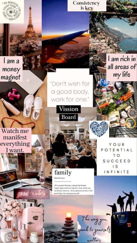 Aesthetics vision board Vision Board Frame, Vision Board Poster, Vision Board Design, Vision Board Project, Vision Board Themes, Creative Vision Boards, Vision Board Workshop, Vision Board Diy, Our Mindful Life