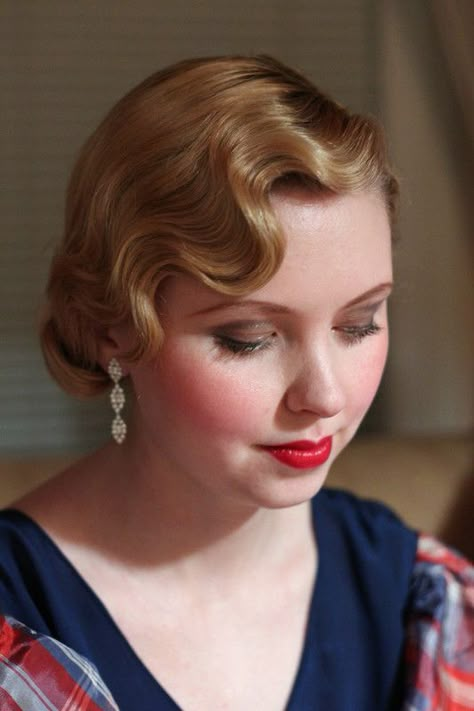 30s Hairstyles, 1930s Hair, Beyonce Hair, 1920s Hair, Finger Waves, Retro Hair, Blonde Hairstyles, Pin Curls, Athletic Hairstyles