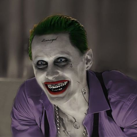 Joker Pp, Jared Leto Joker Costume, Joker Jared Leto, Joker Actor, Hahaha Joker, Joker Y Harley Quinn, Joker Tattoo Design, Jared Leto Joker, Leto Joker