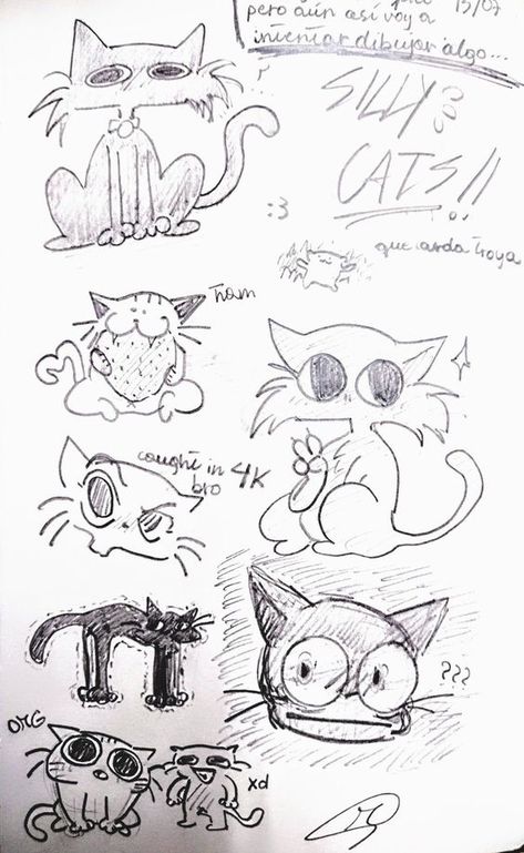 Cat Hand Drawing | Cat Drawing Wallpaper Doodle #doodle doodles #doodles drawing ideas #drawingideas 3.187 Cat Meme Doodles Art, Eepy Cat Drawing, Feral Silly Doodles, Funky Doodles Drawings, Silly Lil Doodles, Cute Silly Cat Drawing, Derpy Cat Doodle, Class Doodles Ideas, Silly Kitty Doodle