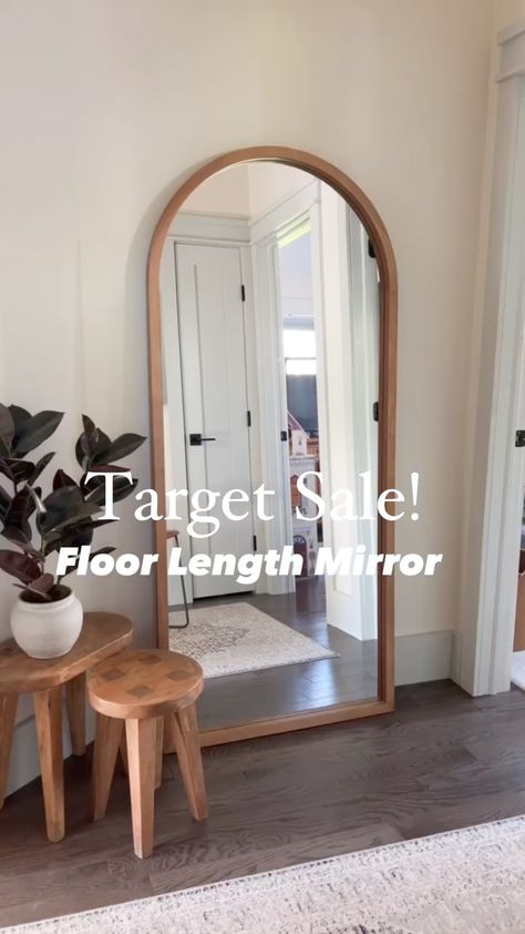 You’re not going to believe this! My Target Floor Length Mirror is on Sale I’ve had this for over a year and still love it so much. This mirror tends to sell out when it’s on sale like this so be sure to grab it while you can! Entry Way With Full Length Mirror, Floor Mirror In Hallway, Mirror At Entryway, Large Entryway Mirror, Mirror In Hallway, Full Length Mirror Decor Ideas, Floor Mirror Decor, Antique Wood Floors, Arch Floor Mirror