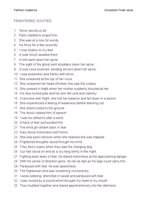 Ways To Describe Fear In Writing, Types Of Screams Writing, Wholesome Words, Writing About Feelings Thoughts, How To Write A Realistic Panic Attack, How To Describe Fear In Writing, How To Describe Fear, Study Movitation, Words To Describe Feelings