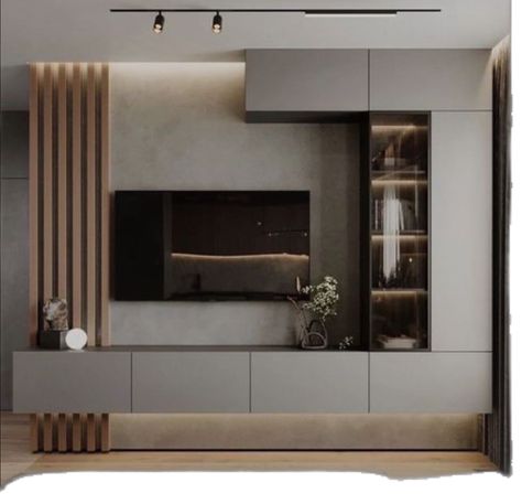 Living Room Wall Units, Living Room Tv Unit, Tv Room Design, Living Room Design Inspiration, 아파트 인테리어, Living Room Design Decor, Luxury Bedroom, Home Design Living Room, Living Room Tv Wall