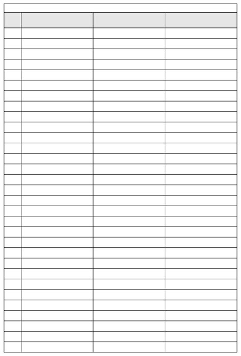 Blank 3 Column Spreadsheet Template Blank Spreadsheet, Phone List Template Free Printable, Form Template, Blank Forms Free Printable, 3 Column Template, Free Templates, Sign In Sheet Template, Cloud Template, Essay Template