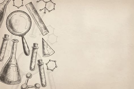 Vintage science education background Fre... | Free Vector #Freepik #freevector #background #vintage #design #education Education Background, Best Presentation Templates, Chemistry Projects, Chemistry Art, Background Ppt, Science Background, Ppt Background, Biology Art, Slide Background