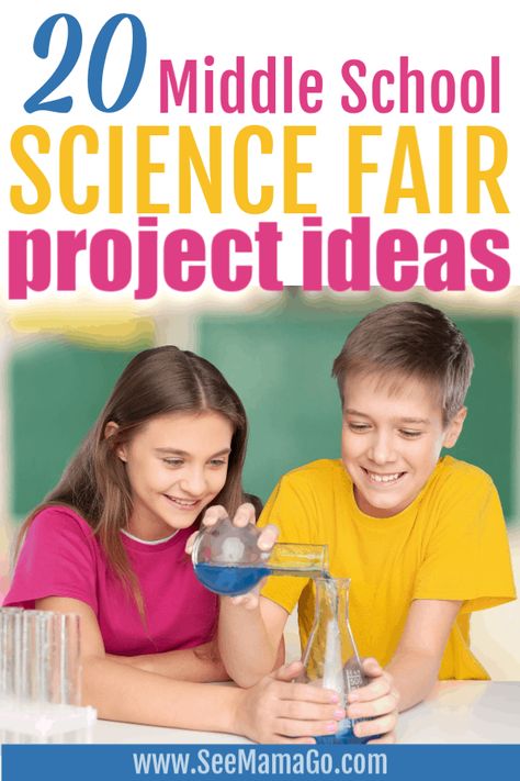 Science Fair Projects For Middle School. Science Fair Topics, Middle School Science Fair Projects, Science Fair Project Ideas, Fair Project Ideas, Kids Experiments, Science Fair Experiments, School Science Projects, Science Fair Project, 7th Grade Science