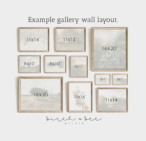 Farmhouse Frames Wall, Mixed Metals Gallery Wall, Gallery Wall Multiple Sizes, Modern Gallery Wall Bedroom, Wall Collage Family Photos, Hall Gallery Wall Ideas, Shiplap Gallery Wall, Modern Farmhouse Photo Wall, 24x36 Frame On Wall