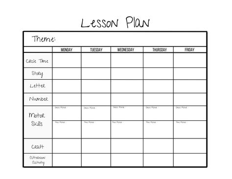 Excited to share the latest addition to my #etsy shop: Simple Weekly Lesson Plan Template-Preschool/Kindergarten-Instant Download-PDF-Printable https://etsy.me/3tq1Teo Toddler Lesson Plans Template, Preschool Weekly Lesson Plans, Curriculum Template, Blank Lesson Plan Template, Daycare Lesson Plans, Weekly Lesson Plan, Preschool Lesson Plan Template, Weekly Lesson Plan Template, Lesson Plan Format