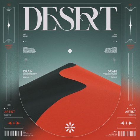 ©Vtle | [ Desert ] Square Poster design * [ Design by @vtle ] [ Photo : Pinterest ] ©Vtle 2024 * #graphicdesign #desert #square #book… | Instagram Mysterious Graphic Design, Layers Graphic Design, Anti Graphic Design, Desert Typography, Trip Poster Design, Square Poster Design, Desert Graphic Design, Graphic Design Square, City Poster Design