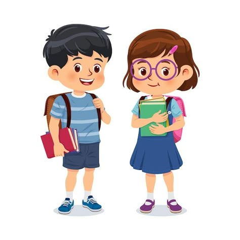 Student Pictures Cartoon, Student Illustration School, School Children Photos, Student Drawing Cartoon, Student Cartoon Character, Cartoon Kids Character, School Kids Cartoon, Kid Cartoon Characters, Student Pic