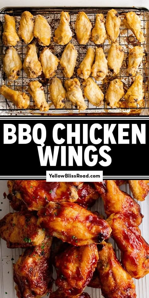 Baked Barbeque Chicken, Chicken Wings Recipe Oven, Wings Recipe Oven, Chicken Wings Oven, Baked Bbq Chicken Wings, Wings Oven, Bbq Wings Recipe, Wing Recipes Baked, Bbq Chicken Wings Recipe