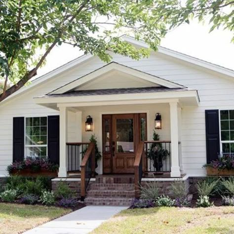 25 House Front Porch Ideas: Budget-Friendly to Modern Designs Front Porch On Colonial Style House, House With Gable Porch, Front Porch Design Ranch House, Front Of House Sitting Area, Front Porch Ideas Cape Cod, Covered Porch On Ranch Style Home, Small Front Porch Addition Ranch Style, Enclosed Front Porch Ideas Farmhouse, Front Porch For Ranch Style House