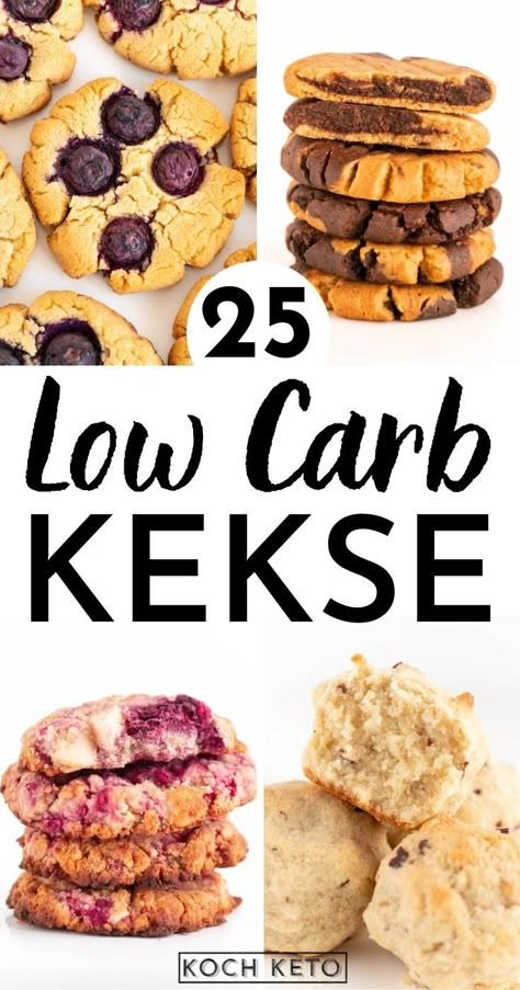 25 Low Carb Kekse Low Sugar Diet Recipes, Dinner Recipes Healthy Low Carb, Healthy Low Carb Snacks, Law Carb, Low Carb Low Fat Recipes, Low Fat Low Carb, Low Carb Backen, Perfect Diet, Diet Recipes Easy