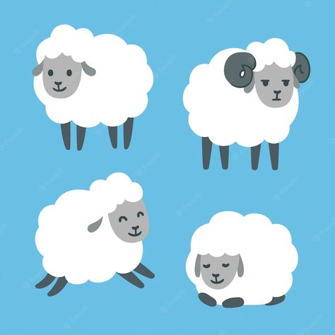 Draw Sheep, Lamb Drawing, Sheep Drawing, Sheep Cartoon, Sheep Vector, Cartoon Sheep, Sheep Illustration, Cute Lamb, Sheep Art