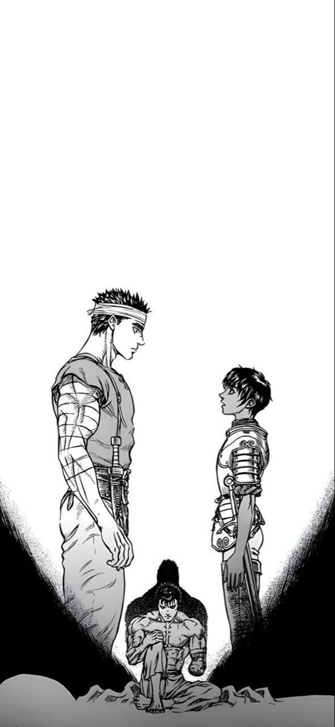 Guts And Casca, Guts Casca, Berserk Anime 1997, Berserk Art, Berserk Anime, Porter Robinson, San Gennaro, Guts Berserk, Tattoo Style Drawings