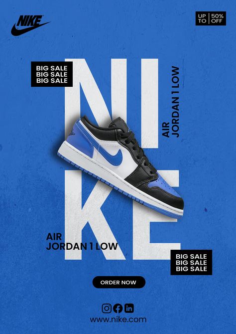 advertising poster design of nike air jordan 1 low and yes i took the reference to recreate this Nike Air Poster, Shoe Branding Design, Nike Shoes Poster, Sneakers Graphic Design, Sneakers Poster Design, Shoe Graphic Design, Nike Poster Design, Shoes Poster Design, Nike Graphic Design