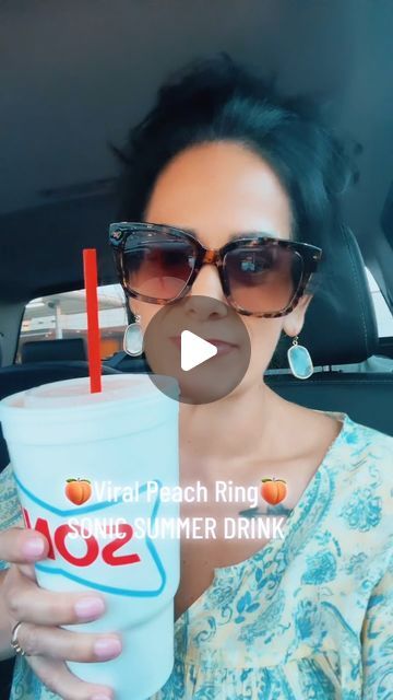 Tonya Spanglo on Instagram: "Viral Sonic Summer Drink Menu: PEACH RING

How to order:
Large Sprite Zero
Add SF peach 
Add SF Mango
Cream if you want (I didn’t)

#summer #drink #recipe #viral #sonic #sonicdrinks #healthylifestyle #healthyrecipes #weightloss #sugarfree" Peach Ring Water Recipe, Sonic Water Combinations, Summer Drink Menu, Tonya Spanglo, Sonic Drinks, Sprite Zero, Summer Drink Recipe, Peach Ring, Flavored Water Recipes