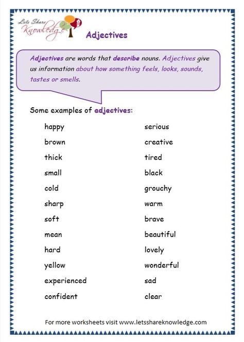 12 Best Adjective worksheet images | Adjective worksheet, Adjectives ...