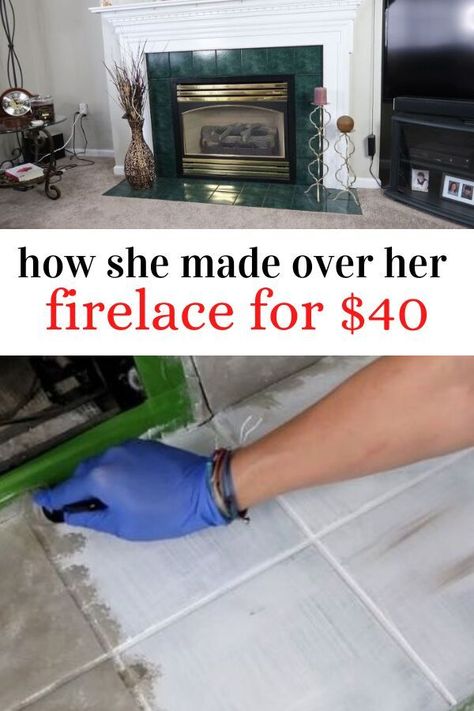 Upgrading Fireplace Diy, Redo Wood Fireplace, Painting Fireplace Wall, Refacing A Fireplace, Re Do Fireplace, Dark Bedroom With Fireplace, Fireplace Resurfacing Ideas, Update Mantle Diy, Cheap Fireplace Makeover Diy