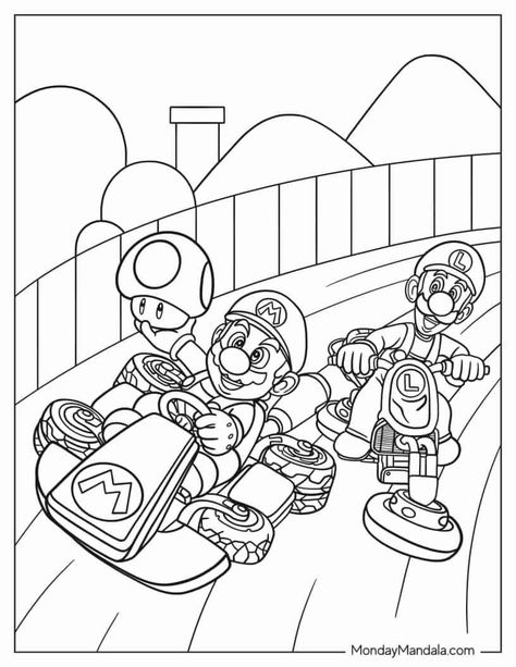 34 Super Mario Kart Coloring Pages

Print these free printable PDFs and let your kids color their favorite characters from Super Mario Kart! #mariokart #coloringpages #kidsactivities Mario Bros Coloring Pages, Mario Bros Coloring, Super Mario Coloring, Woman Coloring Pages, Grinch Coloring Pages, Spongebob Coloring, Childrens Coloring Pages, Mario Coloring, Coloring Pages For Teenagers