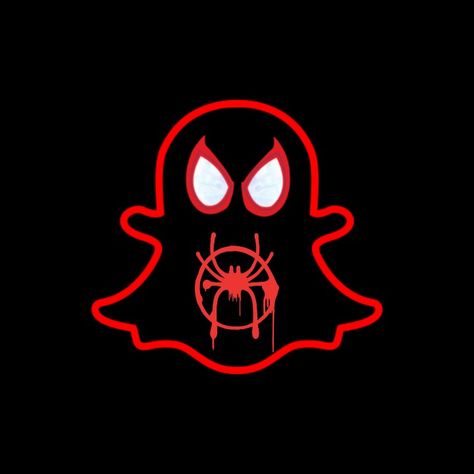 Spooky Phone Icon, Spiderman Lockscreen, Spiderman App, Spiderman Home, Spiderman Comic Art, Snapchat Logo, Miles Spiderman, Spiderman Theme, Spiderman Drawing