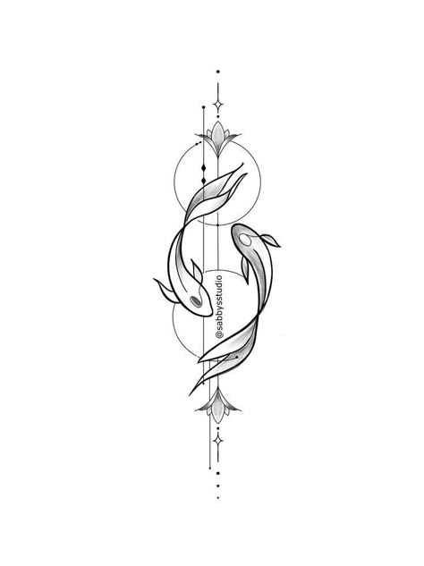 Pisces Tattoo Designs, Pisces Tattoo, Horoscope Tattoos, Water Tattoo, Pisces Tattoos, Elbow Tattoos, Pieces Tattoo, Koi Tattoo, Spine Tattoos For Women