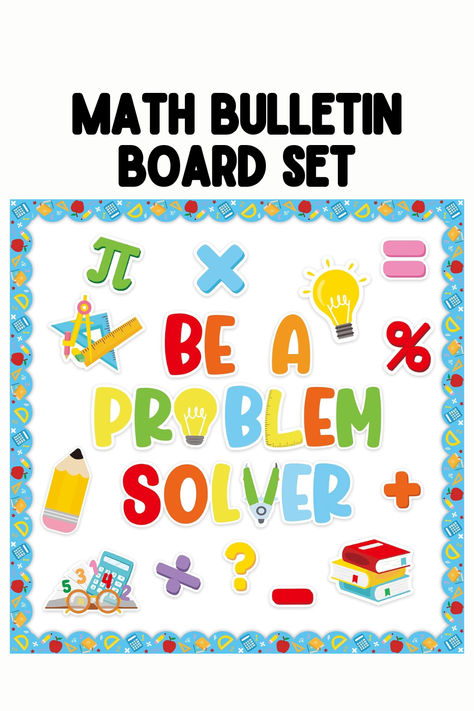 Maths Bulletin Board Set 54PCS Math Symbols Paper Mathematics Posters Back to School Decor Maths Classroom Decoration Ideas Wall Decor School Supplies Maths Day Decoration Ideas, Maths Wall Decoration Ideas, Math Posters Elementary, Math Display Boards Ideas, Math Wall Classroom, Maths Board Decoration Ideas, Math Corner Classroom Ideas, Teachers Day Bulletin Board Ideas, Math Poster Ideas