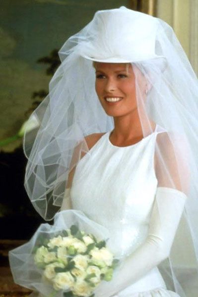 Vendela K. Thomessen as Bridal Gown Model - The Parent Trap The Parent Trap Wedding, Parent Trap Wedding Dress, Elizabeth James Wedding, Parent Trap Wedding, Wedding Top Hat, The Parent Trap, Parent Trap, Elizabeth James, Bride Veil