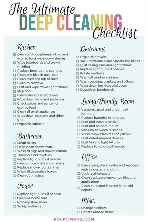 Household Cleaning Schedule, Deep Cleaning Checklist, Cleaning Schedule Printable, House Cleaning Checklist, Cleaning List, Household Cleaning Tips, Cleaning Checklist, Clean Room, Cleaning Schedule