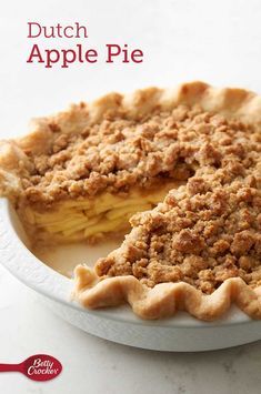 Pillsbury Dutch Apple Pie Recipe, Apple Pie With Pillsbury Crust, Crumb Topping For Pie, Easy Dutch Apple Pie, Apple Cheesecake Pie, Recipes Enchiladas, Dutch Apple Pie Recipe, Apple Crumb Pie, Apple Pie Recipe Easy