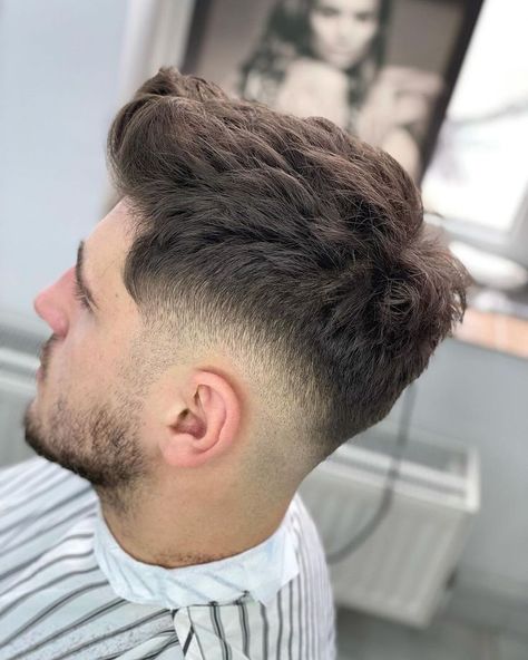 Men's Hair Styles Short Sides, Mens V Shaped Haircut, Fade Haircut Men's Long Top, Short On Sides Long On Top Men Haircuts, Mid Fade Haircut Men Undercut, Mens Mid Fade Haircut Medium, Side Fades Men, Side Cute Hairstyles Men, Mens Hair Cuts Short On Side Long On Top