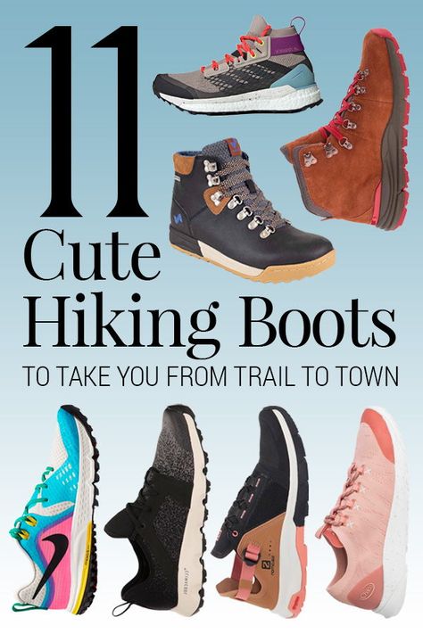 Here are 11 cute hiking boots that are fashion worthy from the trail to an everyday lifestyle! Find your cute new outdoor adventurous shoes here. #Shoes #Hiking #HikingShoes #Fashion #Cute #Adventure #OutdoorFashion  #Hiker #Travel | Travel + Leisure Cute Hiking Shoes, Cute Hiking Boots, Trendy Hiking Boots, Hiking Tennis Shoes, Stylish Hiking Boots, Hiking Sneakers Women, Women’s Hiking Boots, Summer Hiking Boots, Women Hiking Shoes