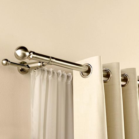 Tips on Selecting Striking Curtain Poles Bifold Curtains, Ikea Curtain Rods, Interior Curtains, Small Curtain Rods, Wooden Curtain Rods, Bay Window Curtain Rod, Metal Curtain Rod, Decorative Curtain Rods, Steel Curtain