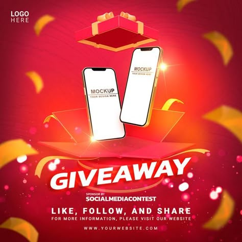 Instagram giveaway post | Premium Psd #Freepik #psd #banner #poster #mockup #business Instagram Giveaway Posts, Giveaway Design, Payday Sale, Giveaway Graphic, Contest Poster, Giveaway Post, Instagram Design Layout, Digital Advertising Design, Instagram Contest