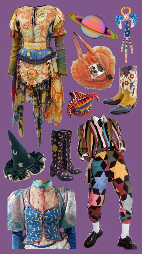 #outfitinspo #outfits #weirdcore #clowncore #jester #vintage #circus #aliceinwonderland Clown Outfit Reference, Clown Inspired Outfit Men, Carnivalcore Outfits, Masc Clowncore Outfits, Masc Clowncore, Jester Core Outfit, Clowncore Outfits Aesthetic, Clown Inspo Outfit, Jestercore Fashion