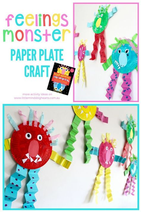 Crafts,actvities And Worksheets For Preschool,toddler And Kindergarten Feelings Monster, Monster Feelings, Emotions Craft, Preschool Feelings, Emotions Preschool Activities, Feelings Activities Preschool, Feelings Preschool, Emotions Preschool, Kindergarten Craft