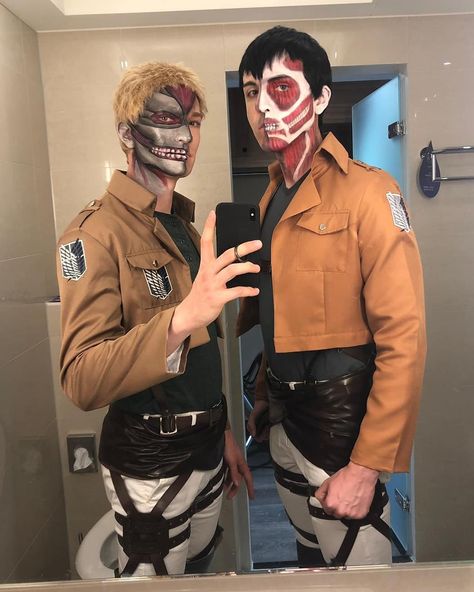 Best Cosplay Anime, Attack On Titan Reiner, Attack On Titan Costume, Reiner And Bertholdt, Aot Cosplay, Attack On Titan Jean, Reiner Braun, Anime Cosplay Makeup, Snk Cosplay