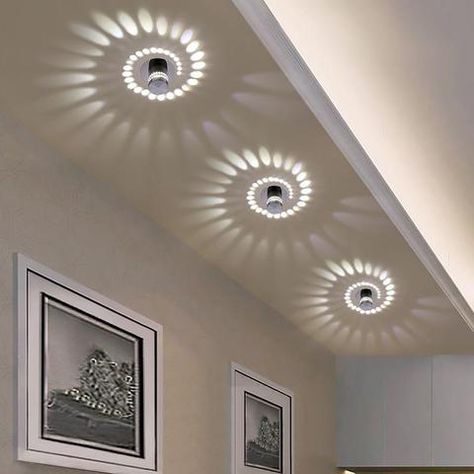 Warmly - Home Decor & More Modern Luxury Lighting, Corridor Lighting, Modern Led Ceiling Lights, False Ceiling Design, Led Wall Lamp, Luxury Lighting, False Ceiling, Modern Ceiling, Porch Lighting