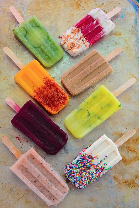 Sense & Edibility's Paletas Roundup Paletas Recipes, Mexican Ice Cream, Healthy Popsicle Recipes, Boozy Popsicles, Ice Cream Ideas, Chocolate Bread Pudding, Ice Cream Pops, Healthy Food Facts, Popsicle Recipes