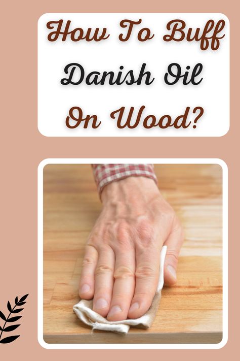 When you apply a coat of danish oil to wood, it's important to buff it in properly so that the finish is even and smooth. Here's how to do it using an old T-shirt or cloth. Danish Oil Finish, Wooden Worktops, Wood Worktop, Wood Finishing, White Spirit, Mineral Spirits, Wood Stairs, Cleaning Wood, Wood Oil