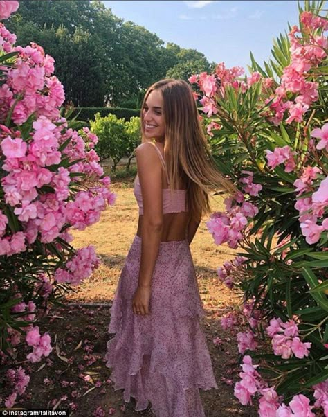 Pick a pretty pink skirt by Mirae Paris like Talita #DailyMail Princess Olympia Of Greece, Talita Von Furstenberg, Lady Amelia Windsor, Young Royals, Summer Holidays, Instagram Inspo, Insta Inspo, Almond Milk, Pretty Pink