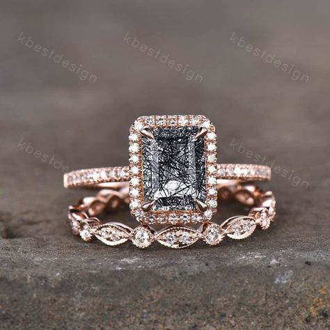 This Engagement Rings item by kbestdesign has 632 favorites from Etsy shoppers. Ships from Metuchen, NJ. Listed on Jun 13, 2024 Black Diamond Engagement Ring With Wedding Band Emerald Cut, Affordable Wedding Rings Engagement, Vintage Stone Engagement Rings, Delicate Wedding Ring Set, Western Wedding Rings Sets Country, Rose Gold And Black Engagement Ring, Wedding Ring Country, Unique Engagement Rings For Women, Black Quartz Ring