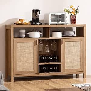 Coffee Cabinet, Bar Console, Coffee Bar Cabinet, Stylish Sideboards, Rattan Sideboard, Wooden Cupboard, Wine Bar Cabinet, Living/dining Room, Living Room And Dining Room